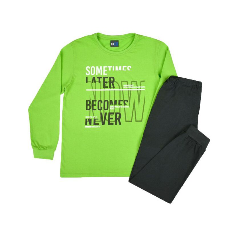 Pijama baieti GT GT-6784-1, Verde, 128