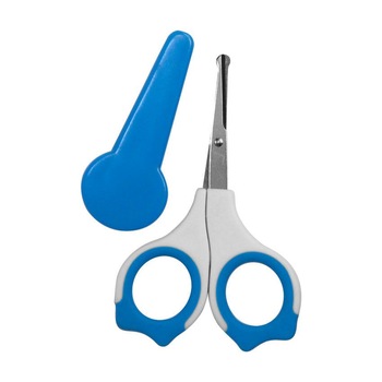 Forfecuta de unghii pentru bebelusi cu varfuri rotunjite, Albastra Forfecuta de unghii pentru bebelusi cu varfuri rotunjite, Albastra