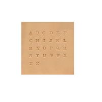 Set stante embosare piele ALFABET litere mari de 6mm