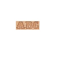 Set stante embosare piele ALFABET litere mari de 19mm, Tandy Leather
