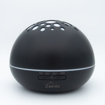 Difuzor aromaterapie, Zenix, GX-21K, 300ml, 16 ore, ultrasonic - Negru Difuzor aromaterapie, Zenix, GX-21K, 300ml, 16 ore, ultrasonic - Negru