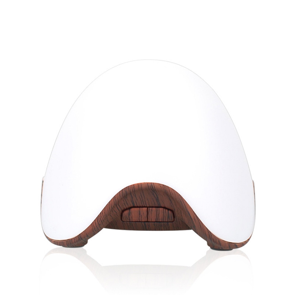 Difuzor aromaterapie, Zenix, GX-L07, portabil, fara apa, 5 ore - Stejar inchis + Alb