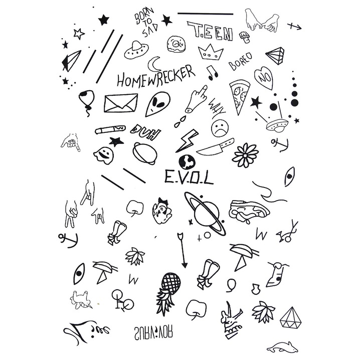 Tatuaj temporar - Go Crazy, Flash Tattoos Romania