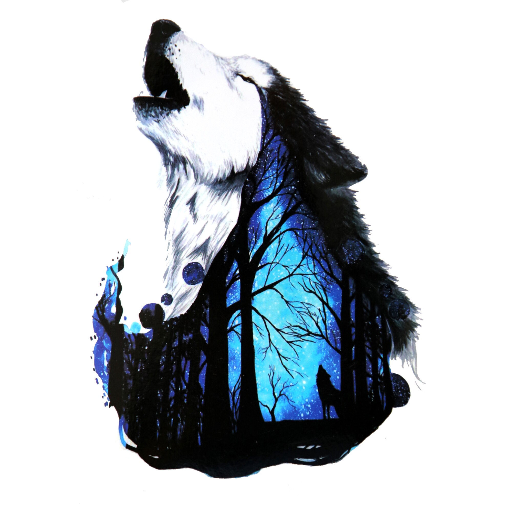 Tatuaj temporare - The Howlers Wolves, Flash Tattoos Romania