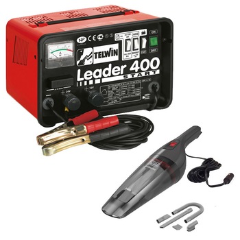 Set Redresor-robot pornire, Telwin, Leader 400 Start + Aspirator auto Black & Decker, NVB12AVA-XJ Set Redresor-robot pornire, Telwin, Leader 400 Start + Aspirator auto Black & Decker, NVB12AVA-XJ