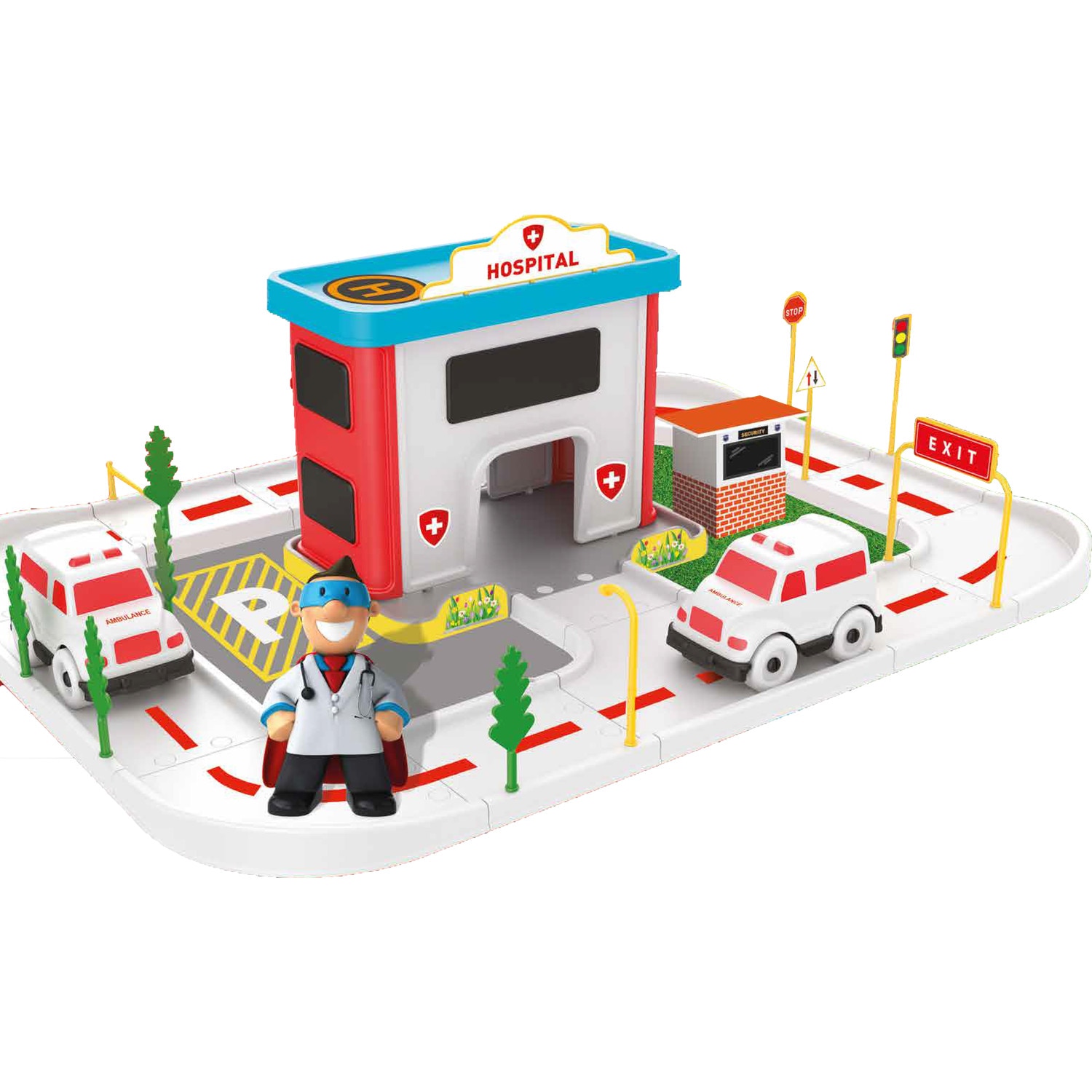 Statie ambulanta 46 piese, Ucar Toys