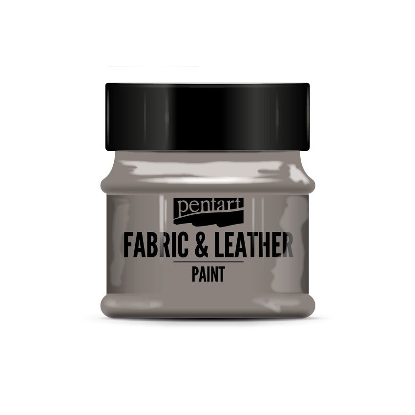 Vopsea pentru piele si textile Pentart - nisip, 50 ml