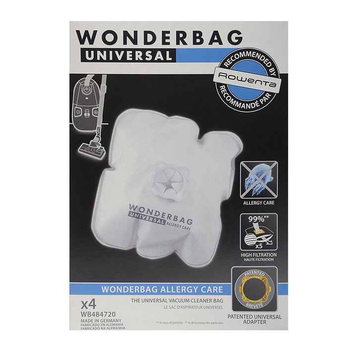 Saci de aspirator Rowenta Wonderbag Universal Allergy Care WB4847