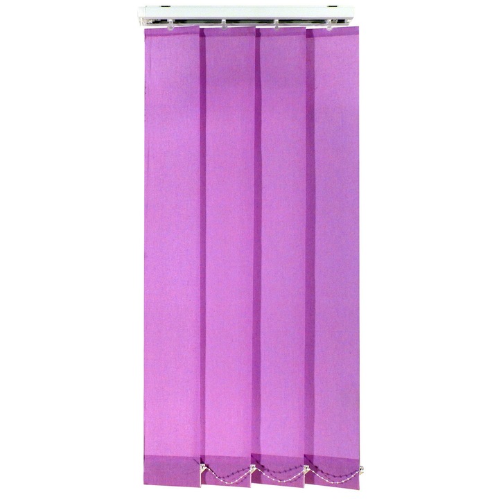 Jaluzele verticale 127mm, L220 x H140 cm, material Mexic 20, Lila