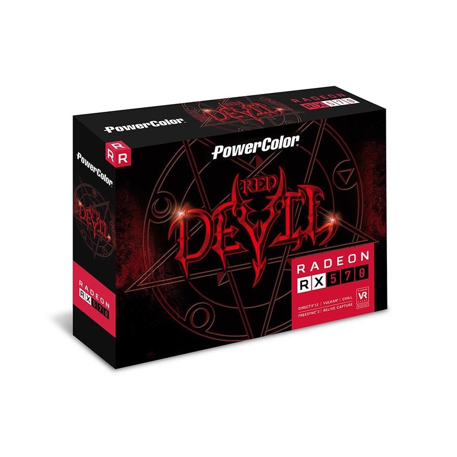 Placa video PowerColor Red Devil Radeon RX 570, 4GB GDDR5, DL DVI