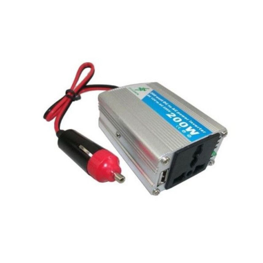 Invertor tensiune 12V-220V Lairun, 200 W, putere continua 200 W