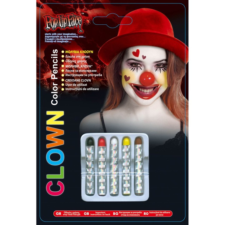 Arcceruza Halloween sminkhez, 5 ceruza