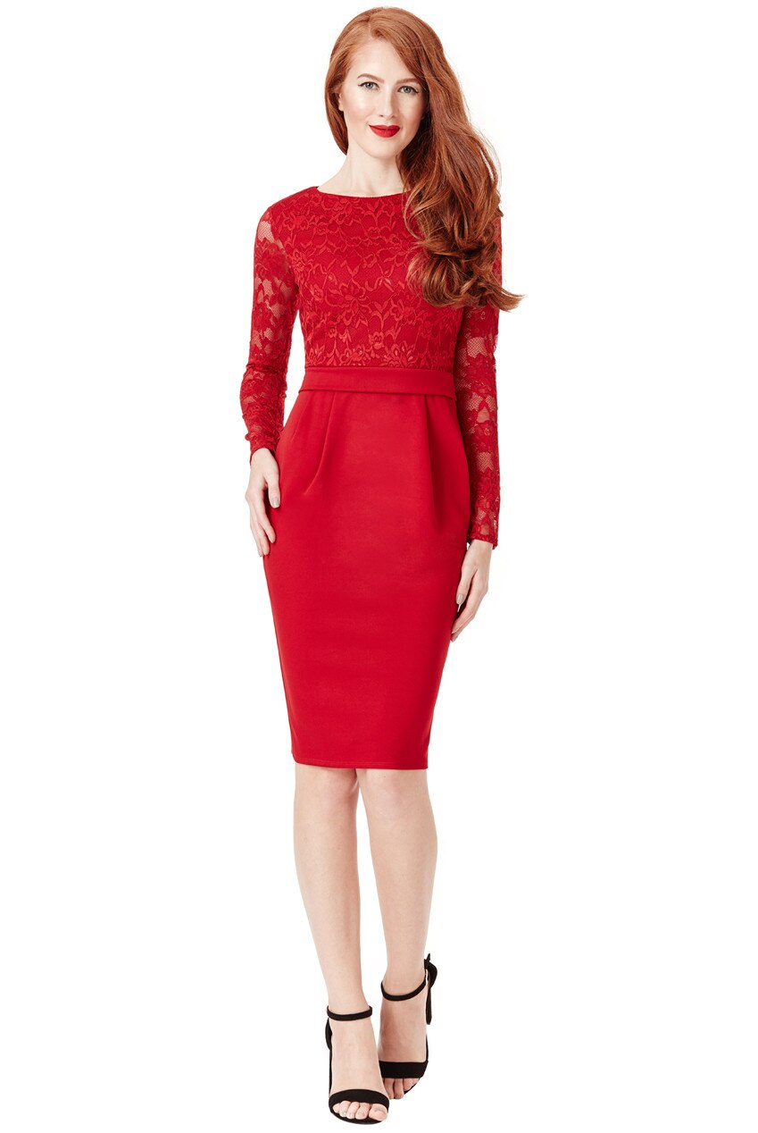 Rochie de ocazie, City Goddess, Ocazie, Rosu