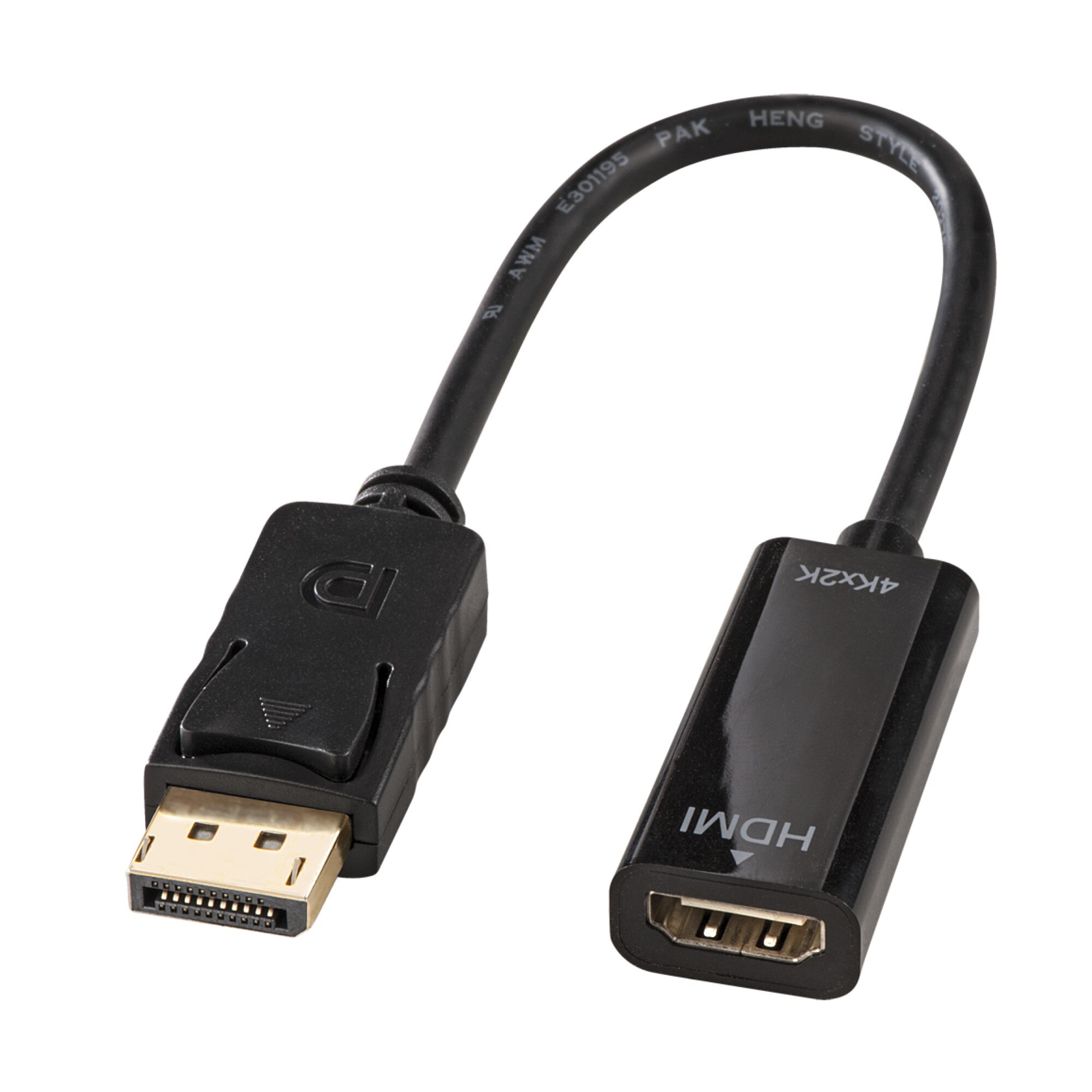 Adaptor Displayport v1.2 la HDMI 4K T-M, Lindy L41718