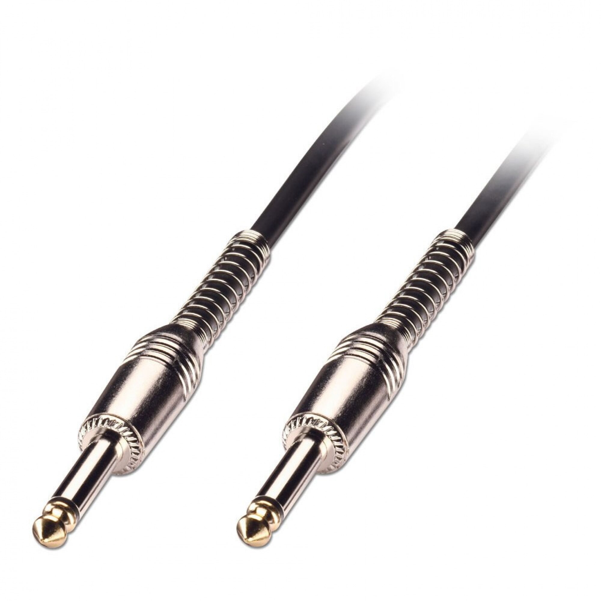 Cablu audio jack 6.35mm (pentru chitara) T-T 10m negru, Lindy L6029