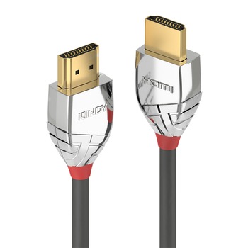 Cablu HDMI Cromo Line UHD 4K T-T 7.5m gri, Lindy L37875 Cablu HDMI Cromo Line UHD 4K T-T 7.5m gri, Lindy L37875