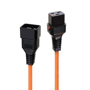 Cablu de alimentare C19 la C20 cu sistem de blocare 2m, Lindy L30131 Cablu de alimentare C19 la C20 cu sistem de blocare 2m, Lindy L30131