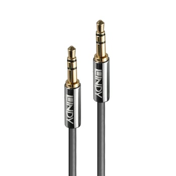 Cablu audio jack stereo 3.5mm CROMO LINE T-T 1m, Lindy L35321 Cablu audio jack stereo 3.5mm CROMO LINE T-T 1m, Lindy L35321