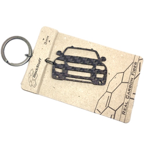 Breloc Fibra de Carbon compatibil cu Touareg MK1 7L facelift 2007-2010