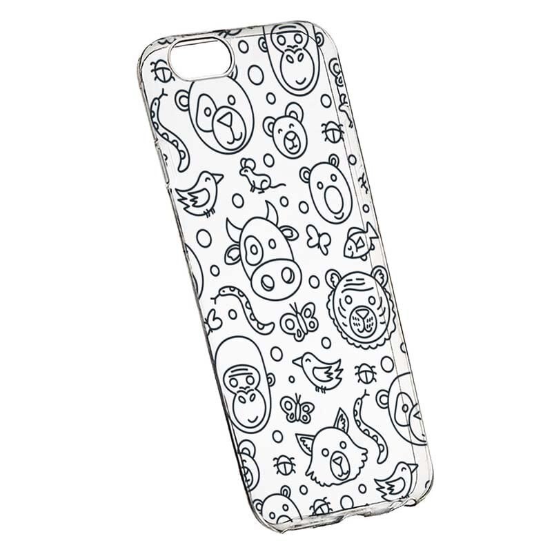 Husa Silicon, Transparent, Slim, Teddy, 131, Xiaomi Mi A1