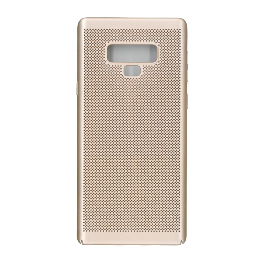 Husa de protectie spate, EuroCell Air, cu perforatii pentru Samsung Galaxy Note 9, auriu