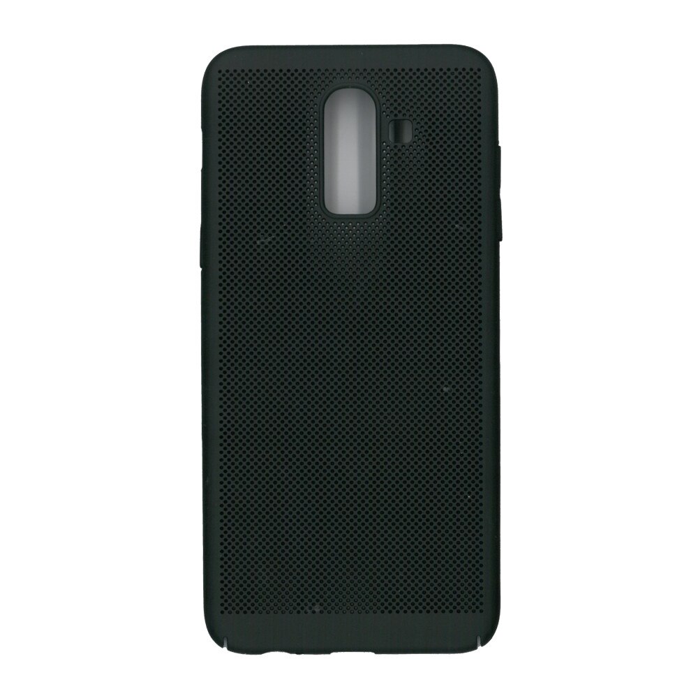 Husa de protectie spate, EuroCell Air, cu perforatii pentru Samsung Galaxy J8 2018, negru