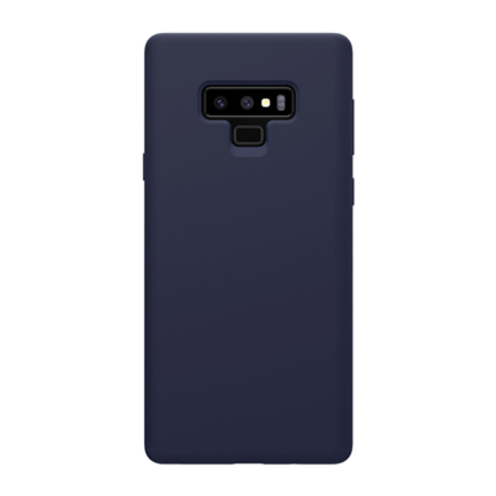Husa din silicon mat cu interior de microfibra, Nillkin Flex, pentru Samsung Galaxy Note 9, albastru