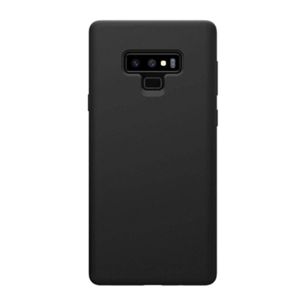 Husa din silicon mat cu interior de microfibra, Nillkin Flex, pentru Samsung Galaxy Note 9, negru