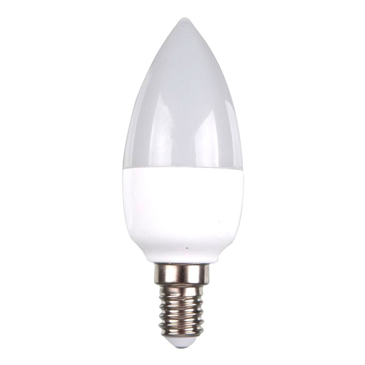 Крушка LED V-TAC - 6W E14 Кендъл Бяла Светлина