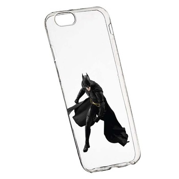 Husa Silicon, Transparent, Slim, Batman, 132, Huawei Y5 2018 Husa Silicon, Transparent, Slim, Batman, 132, Huawei Y5 2018