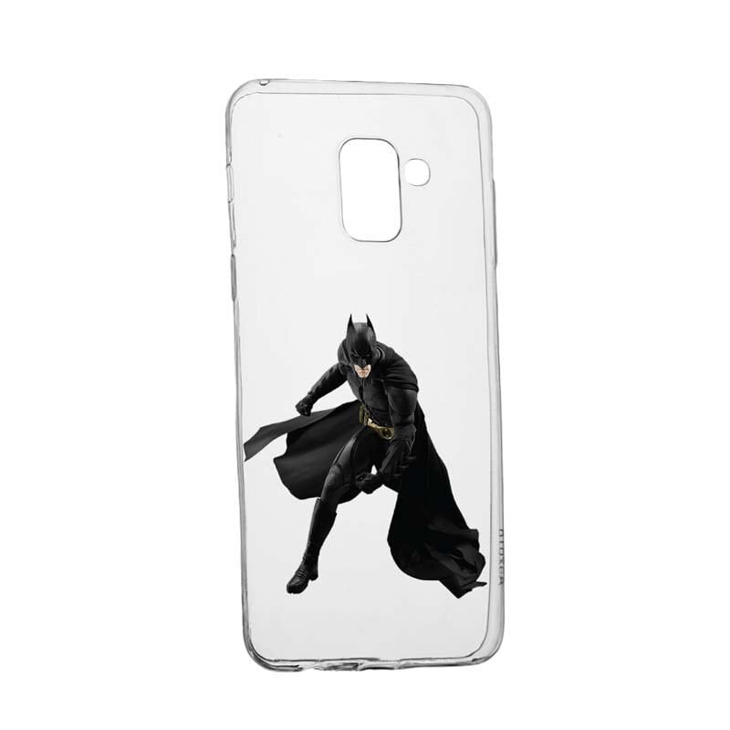Husa Silicon, Transparent, Slim, Batman, 132, Samsung Galaxy A8 2018 / A5 2018