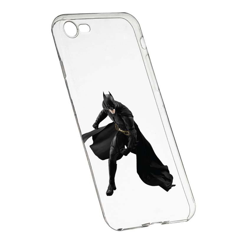 Husa Silicon, Transparent, Slim, Batman, 132, Apple iPhone 6 / 6S