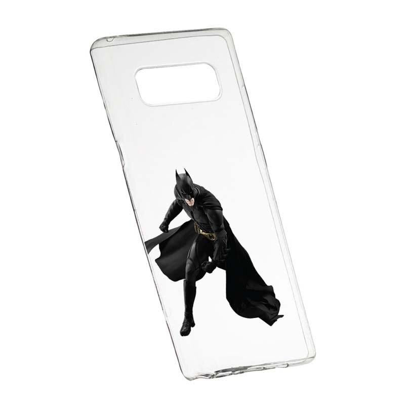 Husa Silicon, Transparent, Slim, Batman, 132, Samsung Galaxy Note 8