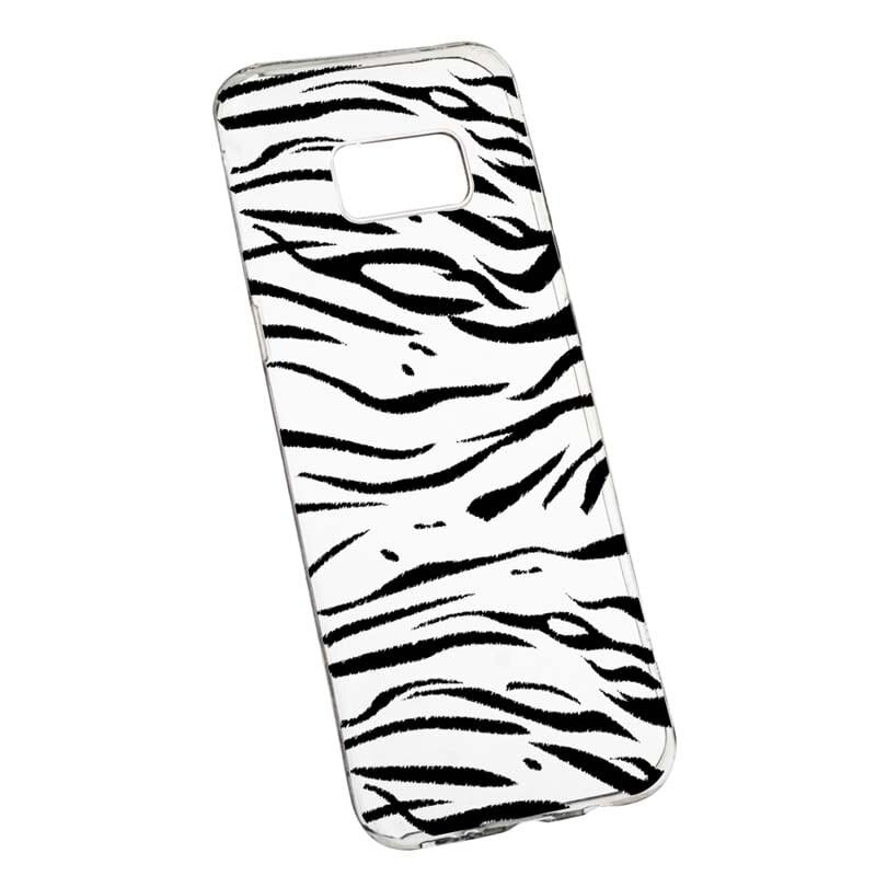 Husa Silicon, Transparent, Slim, Zebra, 134, Samsung Galaxy S8 Plus