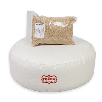 Perna Yoga rotunda pentru meditatii cu mei Prana + umplutura cadou 100g Perna Yoga rotunda pentru meditatii cu mei Prana + umplutura cadou 100g