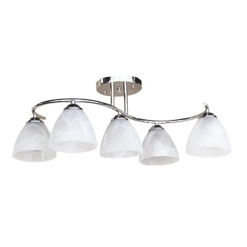 Lustra Aura, 5 x 60w x E27, finisaj crom, E29484 Lustra Aura, 5 x 60w x E27, finisaj crom, E29484