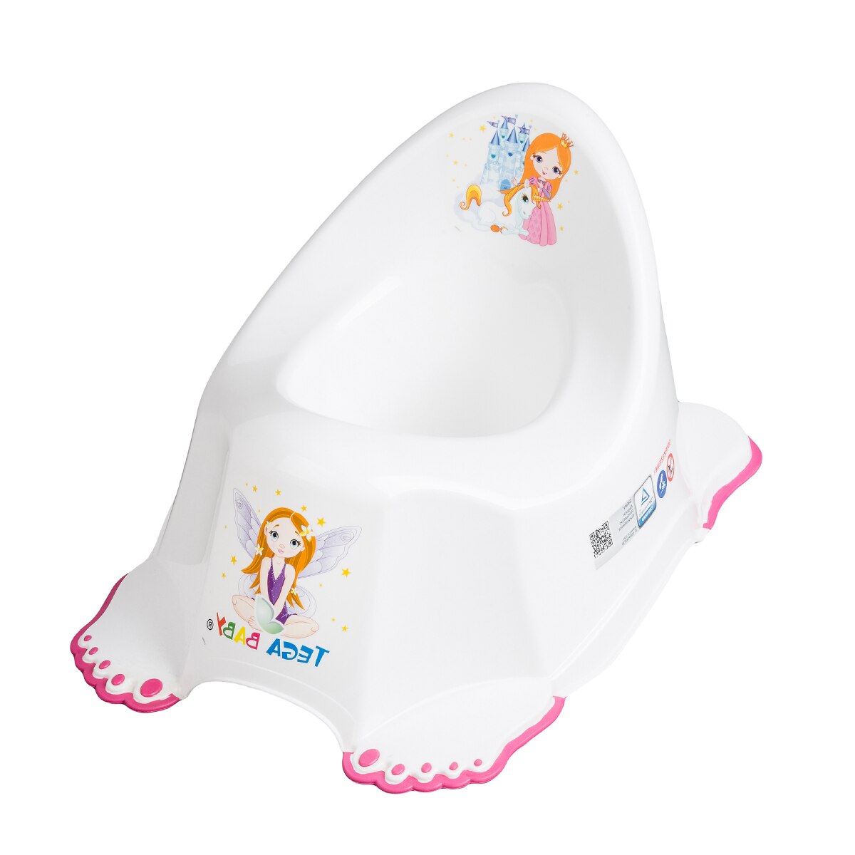 Olita antiderapanta Tega Baby Princess 441297, Alb
