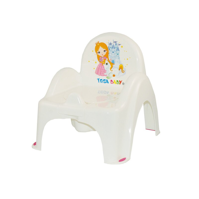 Olita muzicala tip scaunel Tega Baby Princess 010179, Alb