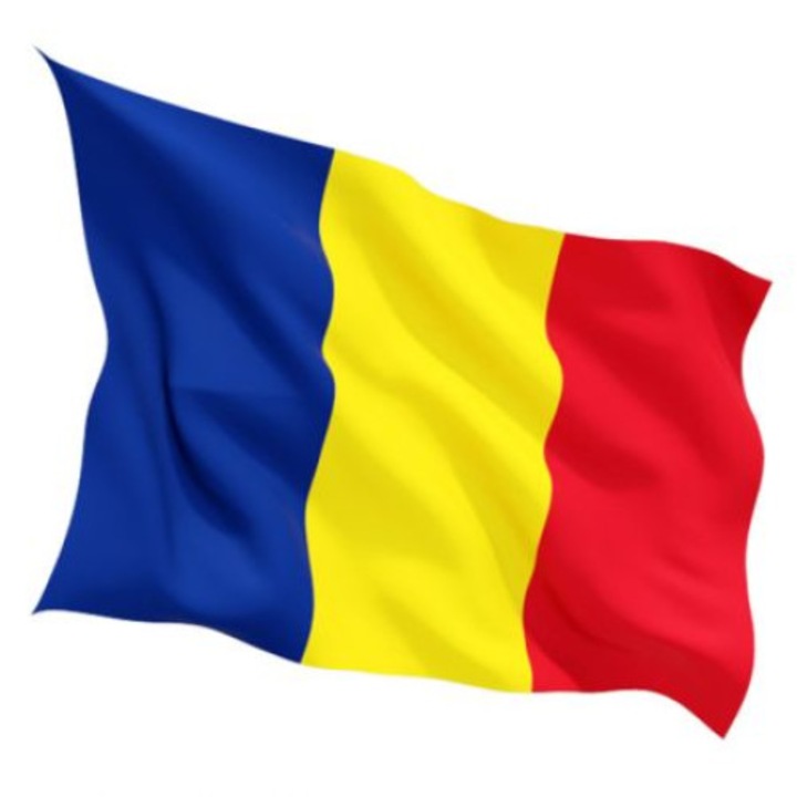 Drapel Romania, nylon, 90x135 cm
