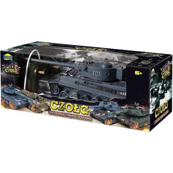 Tanc Dromader Tiger Tank, Telecomanda, Multicolor