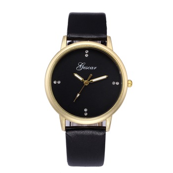 Ceas de dama GESCAR CS116, curea piele, cadran cu cristale Ceas de dama GESCAR CS116, curea piele, cadran cu cristale