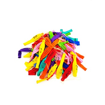 Set 10 baloane colorate(punch) cu snur 45 cm Set 10 baloane colorate(punch) cu snur 45 cm
