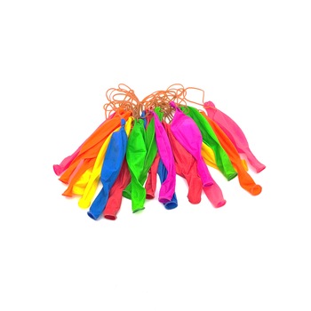 Set 20 baloane colorate cu snur 45 cm Set 20 baloane colorate cu snur 45 cm