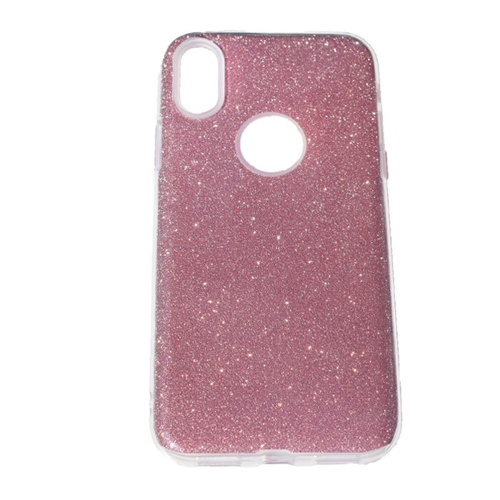 Husa iPhone x glitter pink