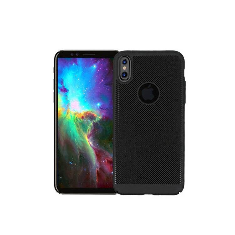 Husa Apple iPhone X Ultra Slim cu aerisire Negru