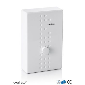 Incalzitor Instant Veito Flow 7,5kW, Electric, Clasa A, 3 Trepte, Termostat, Multi-point, 4l/min Incalzitor Instant Veito Flow 7,5kW, Electric, Clasa A, 3 Trepte, Termostat, Multi-point, 4l/min