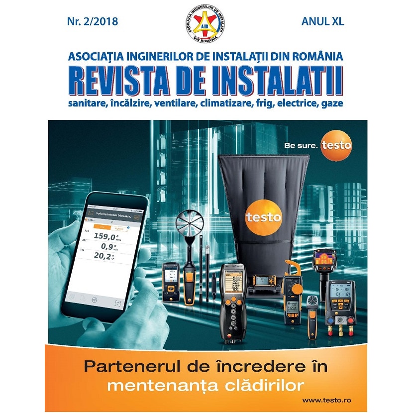 Revista de instalatii nr. 2/2018, Asociatia Inginerilor De Instalatii Din Romania