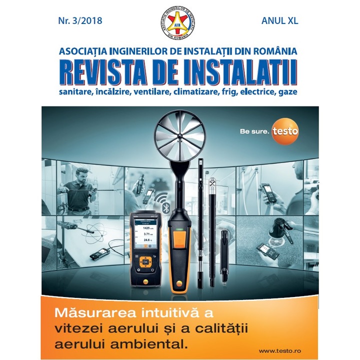 Revista de instalatii nr.3/2018, Asociatia Inginerilor De Instalatii Din Romania