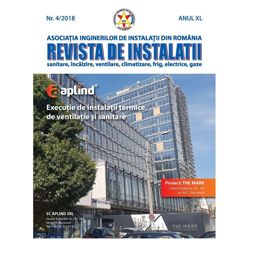 Revista de instalatii nr. 4/2018, Asociatia Inginerilor De Instalatii Din Romania