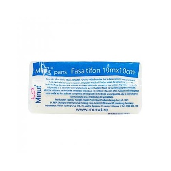 Fasa din tifon Minut 10m/10cm Fasa din tifon Minut 10m/10cm